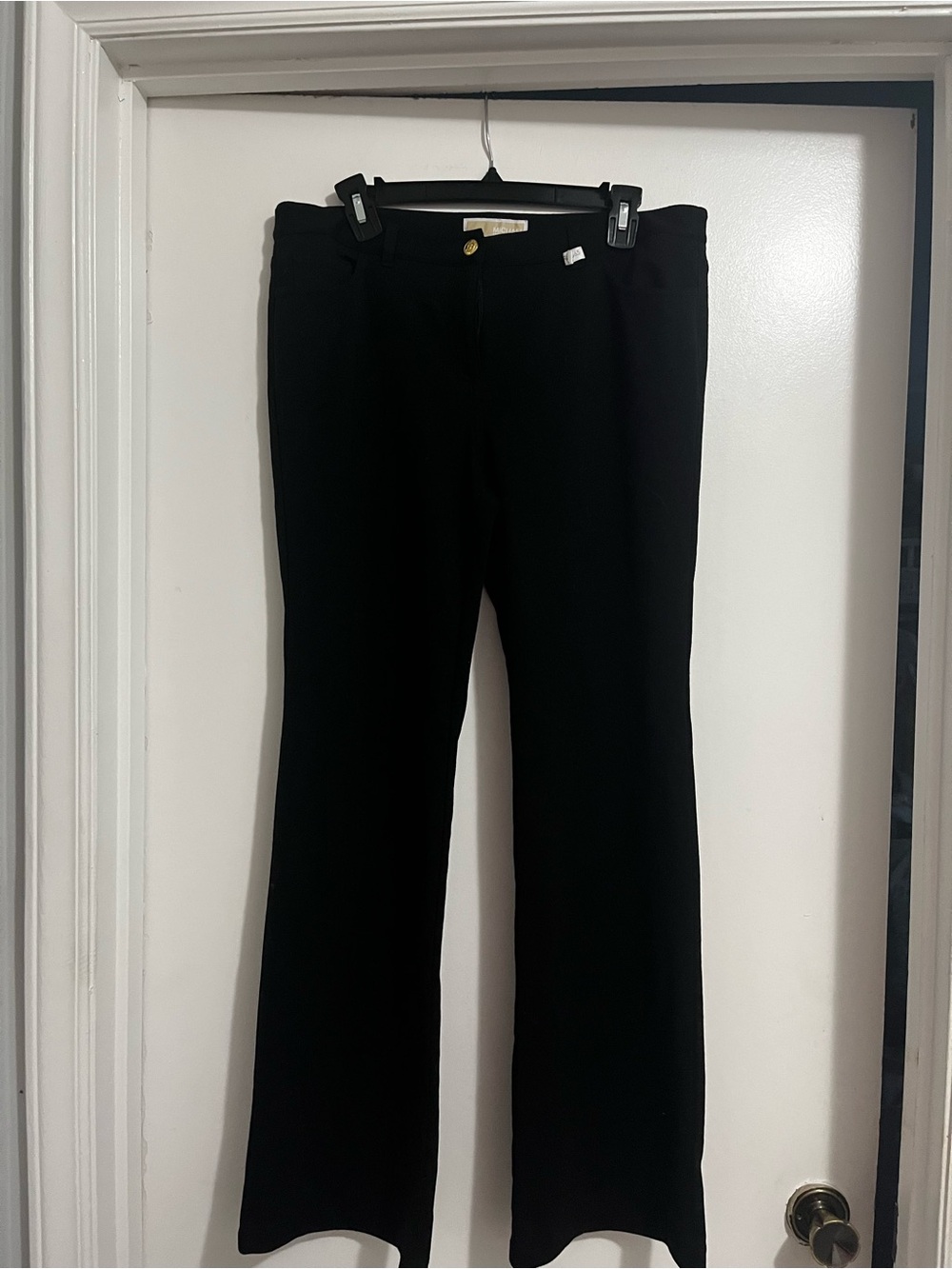 Women's Michael Kohr’s Black Stretch Bootcut Pants Worn Once
